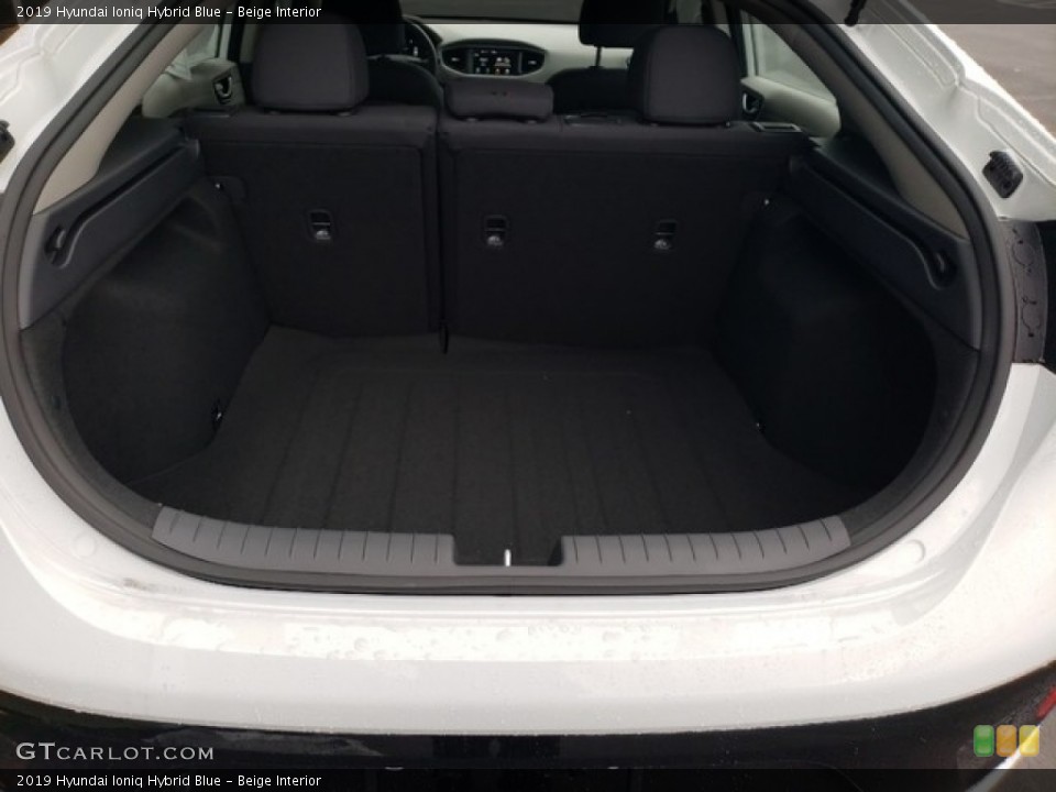 Beige Interior Trunk for the 2019 Hyundai Ioniq Hybrid Blue #130715915