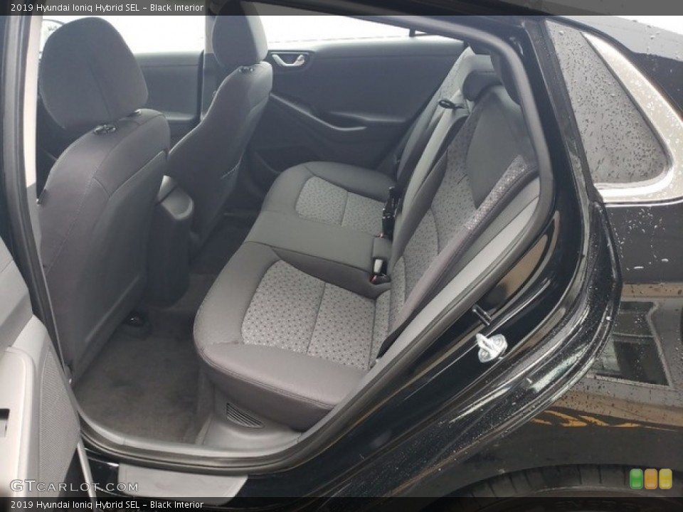 Black Interior Rear Seat for the 2019 Hyundai Ioniq Hybrid SEL #130716440
