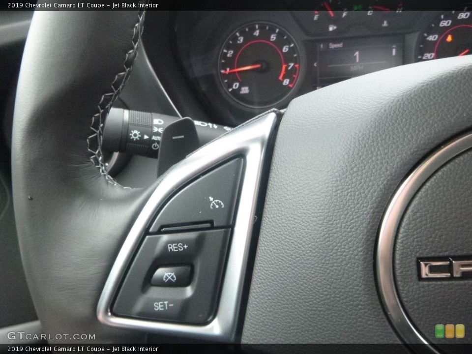 Jet Black Interior Steering Wheel for the 2019 Chevrolet Camaro LT Coupe #130719464