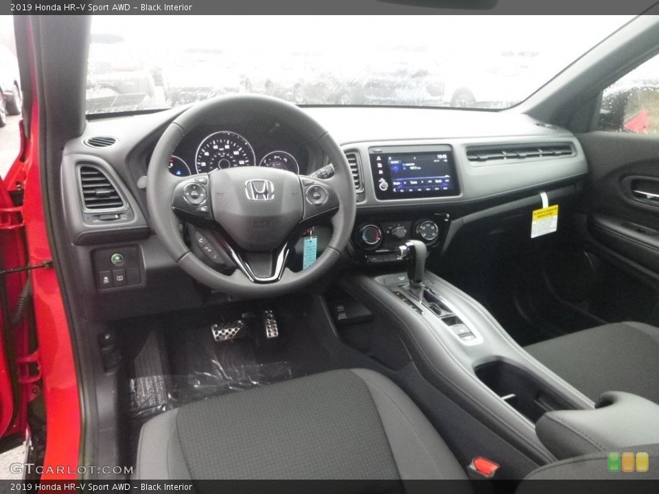 Black Interior Dashboard for the 2019 Honda HR-V Sport AWD #130726747