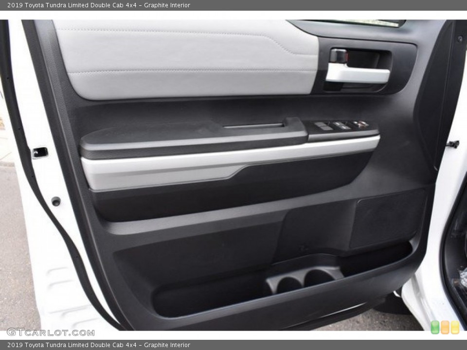 Graphite Interior Door Panel for the 2019 Toyota Tundra Limited Double Cab 4x4 #130731782