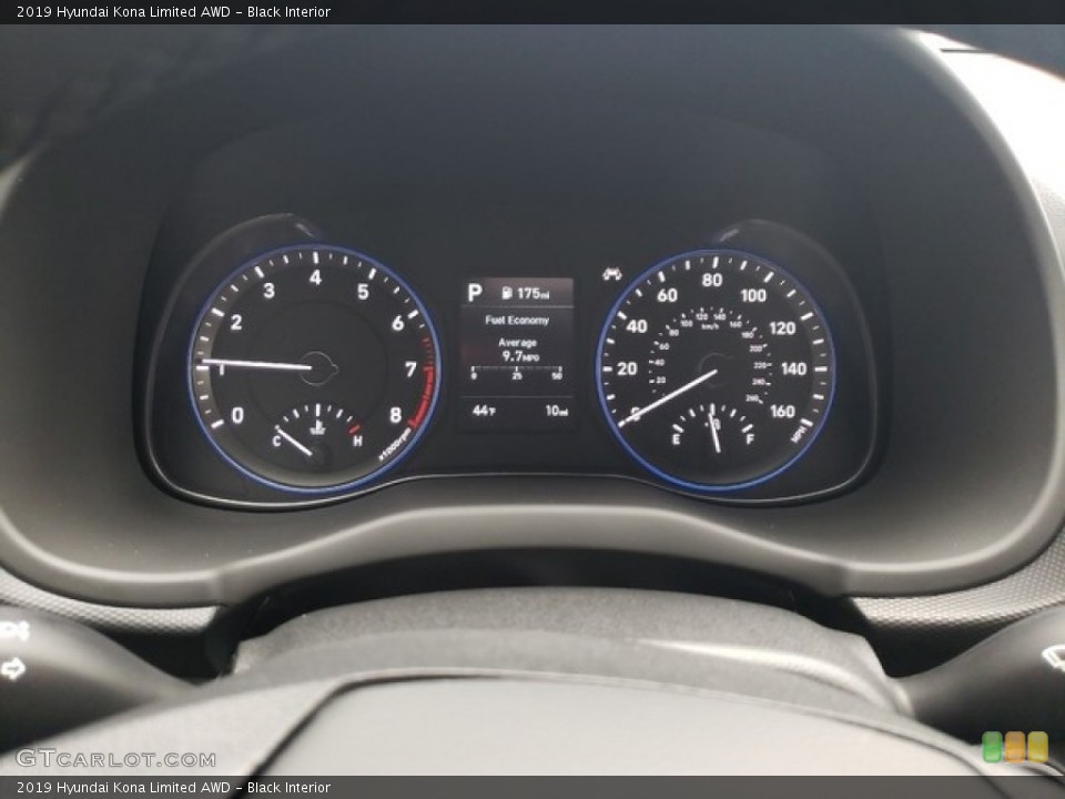 Black Interior Gauges for the 2019 Hyundai Kona Limited AWD #130733930