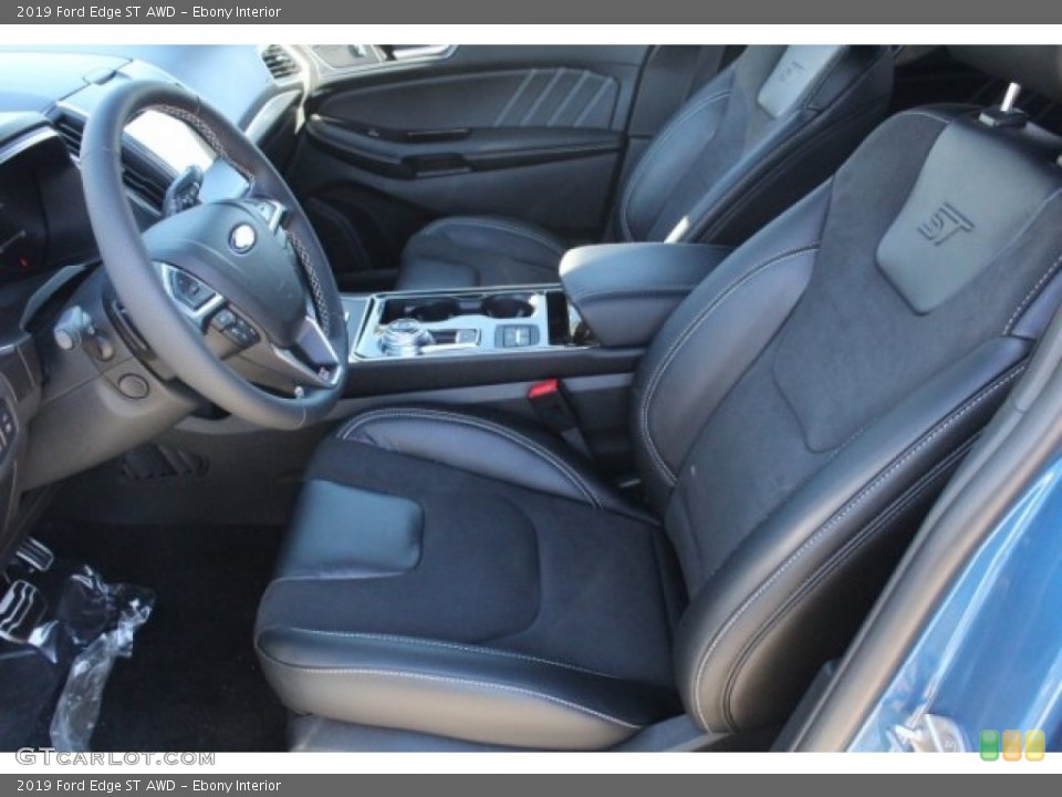 Ebony Interior Photo for the 2019 Ford Edge ST AWD #130738079