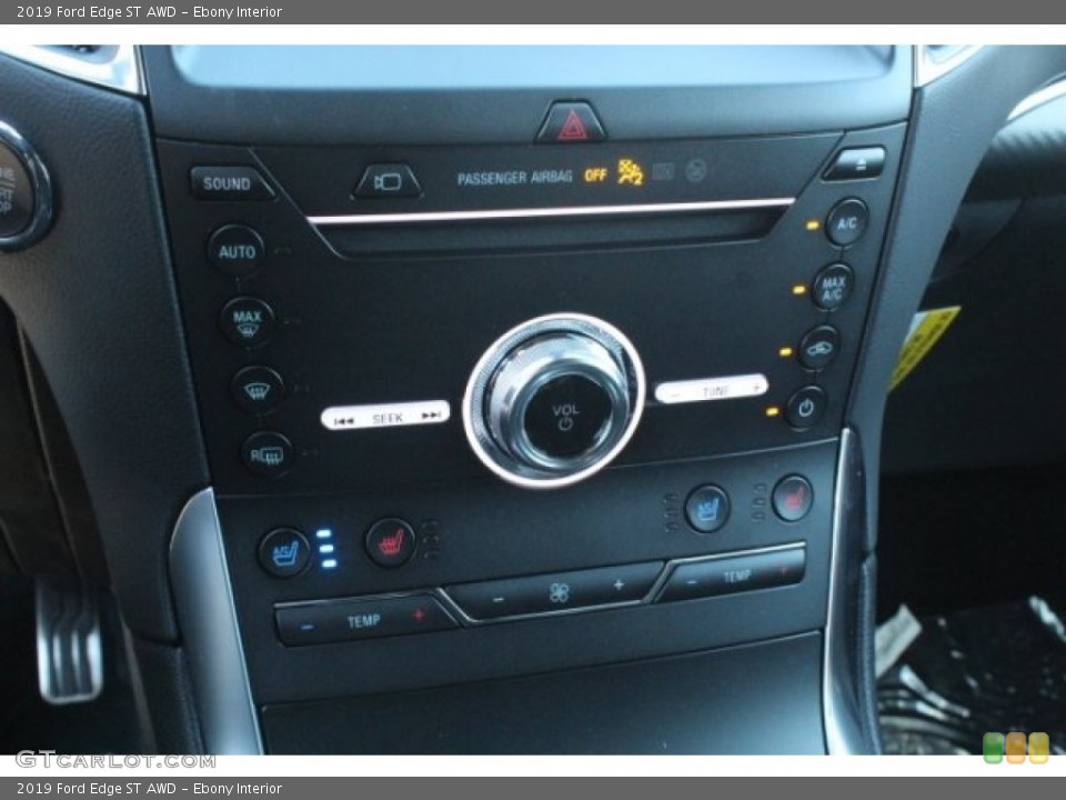 Ebony Interior Controls for the 2019 Ford Edge ST AWD #130738136