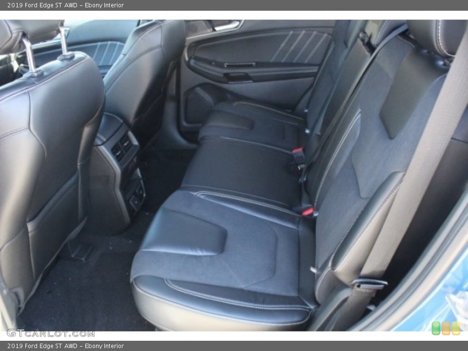 Ebony Interior Rear Seat for the 2019 Ford Edge ST AWD #130738253