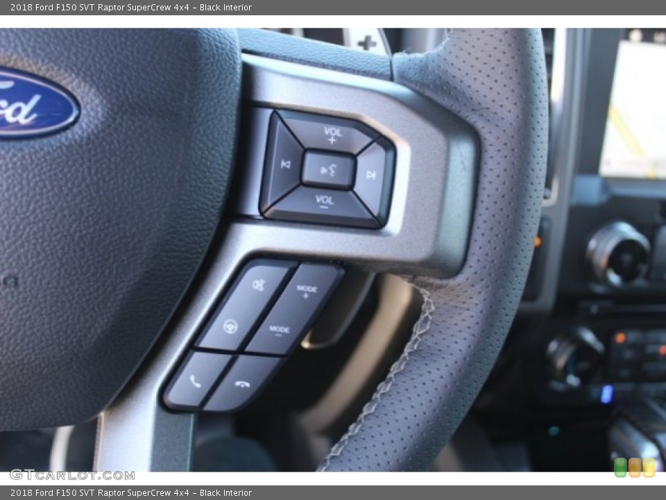 Black Interior Steering Wheel for the 2018 Ford F150 SVT Raptor SuperCrew 4x4 #130739390
