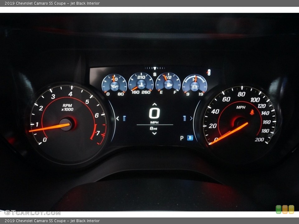 Jet Black Interior Gauges for the 2019 Chevrolet Camaro SS Coupe #130740026