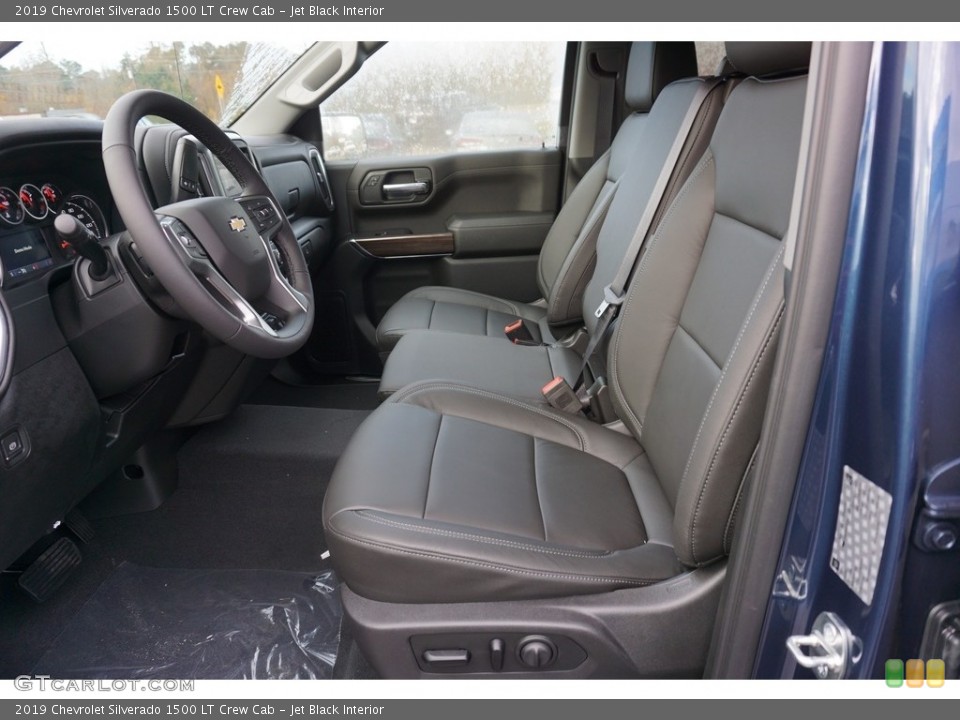 Jet Black Interior Photo for the 2019 Chevrolet Silverado 1500 LT Crew Cab #130740548