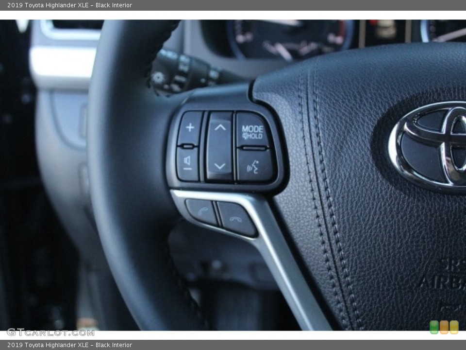 Black Interior Steering Wheel for the 2019 Toyota Highlander XLE #130746429