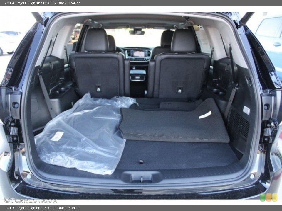 Black Interior Trunk for the 2019 Toyota Highlander XLE #130746561