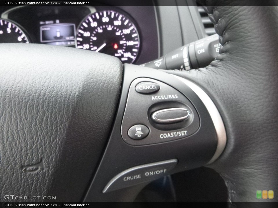 Charcoal Interior Steering Wheel for the 2019 Nissan Pathfinder SV 4x4 #130746951