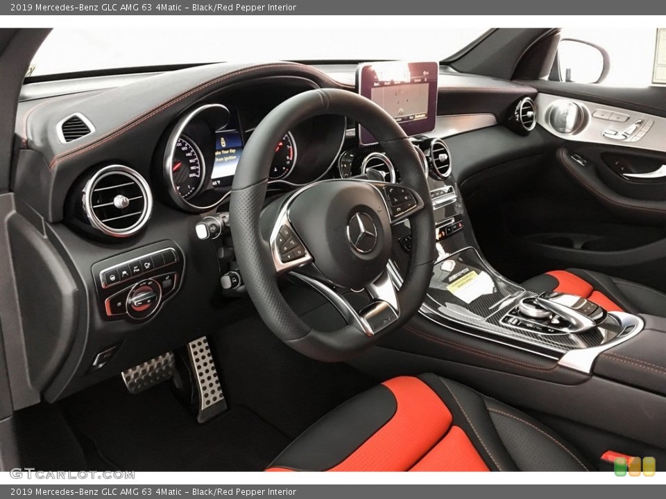 Black/Red Pepper Interior Dashboard for the 2019 Mercedes-Benz GLC AMG 63 4Matic #130747314
