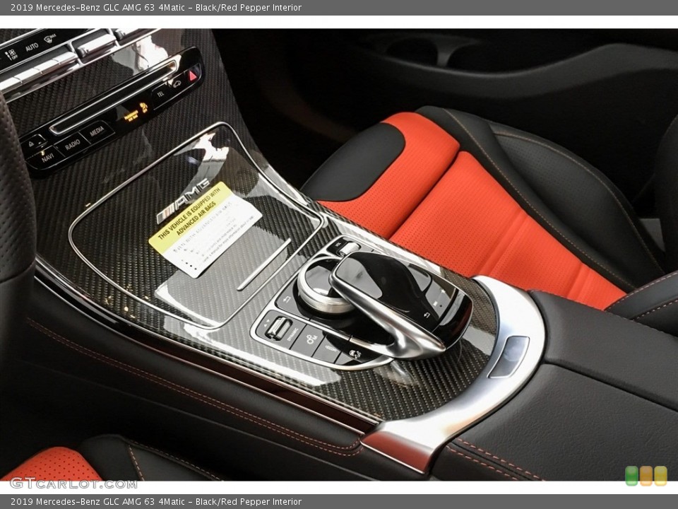 Black/Red Pepper Interior Controls for the 2019 Mercedes-Benz GLC AMG 63 4Matic #130747401