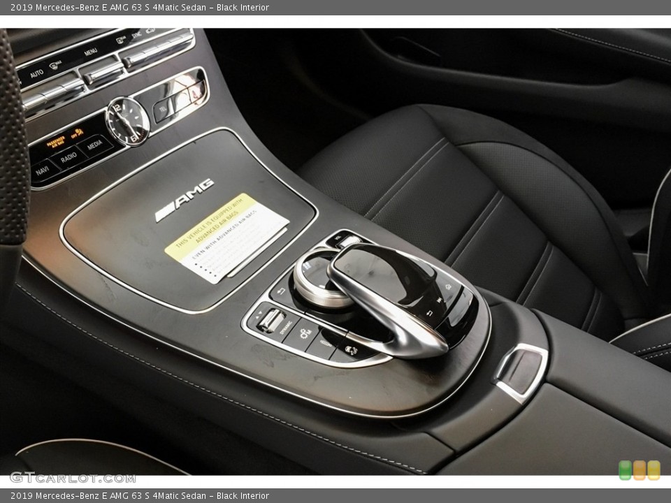 Black Interior Controls for the 2019 Mercedes-Benz E AMG 63 S 4Matic Sedan #130748133
