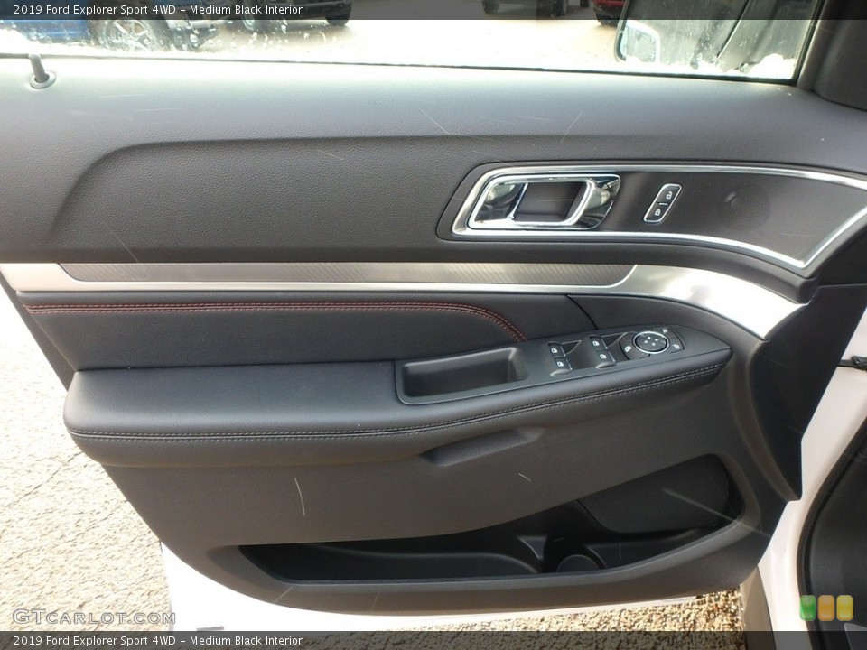 Medium Black Interior Door Panel for the 2019 Ford Explorer Sport 4WD #130748802