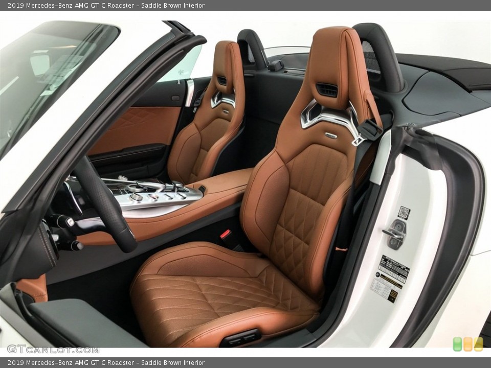 Saddle Brown Interior Front Seat for the 2019 Mercedes-Benz AMG GT C Roadster #130749948