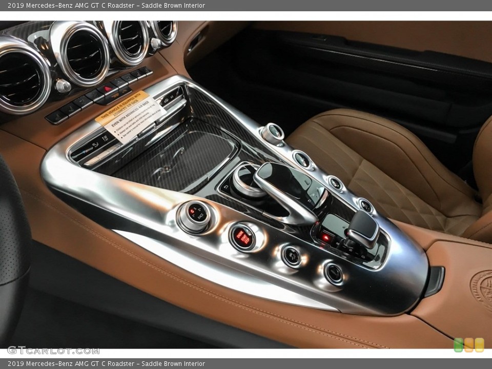Saddle Brown Interior Controls for the 2019 Mercedes-Benz AMG GT C Roadster #130750200