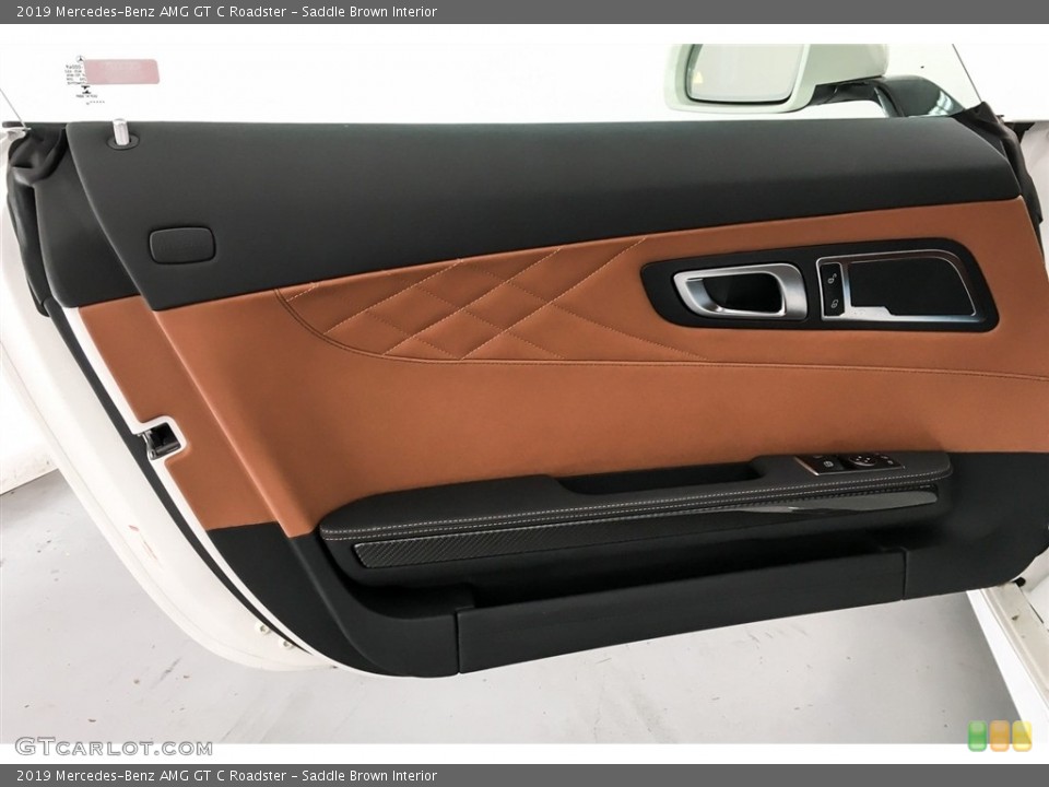 Saddle Brown Interior Door Panel for the 2019 Mercedes-Benz AMG GT C Roadster #130750250