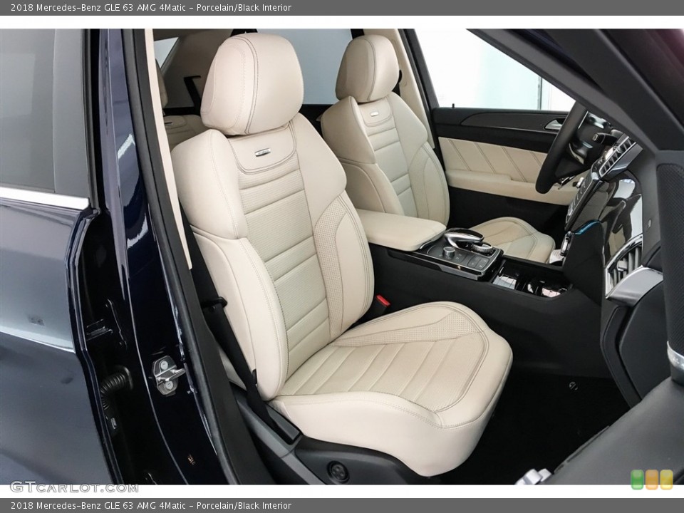 Porcelain/Black Interior Photo for the 2018 Mercedes-Benz GLE 63 AMG 4Matic #130750590