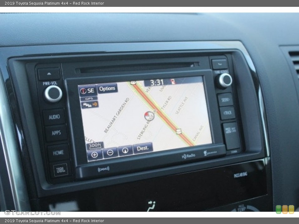 Red Rock Interior Navigation for the 2019 Toyota Sequoia Platinum 4x4 #130750971