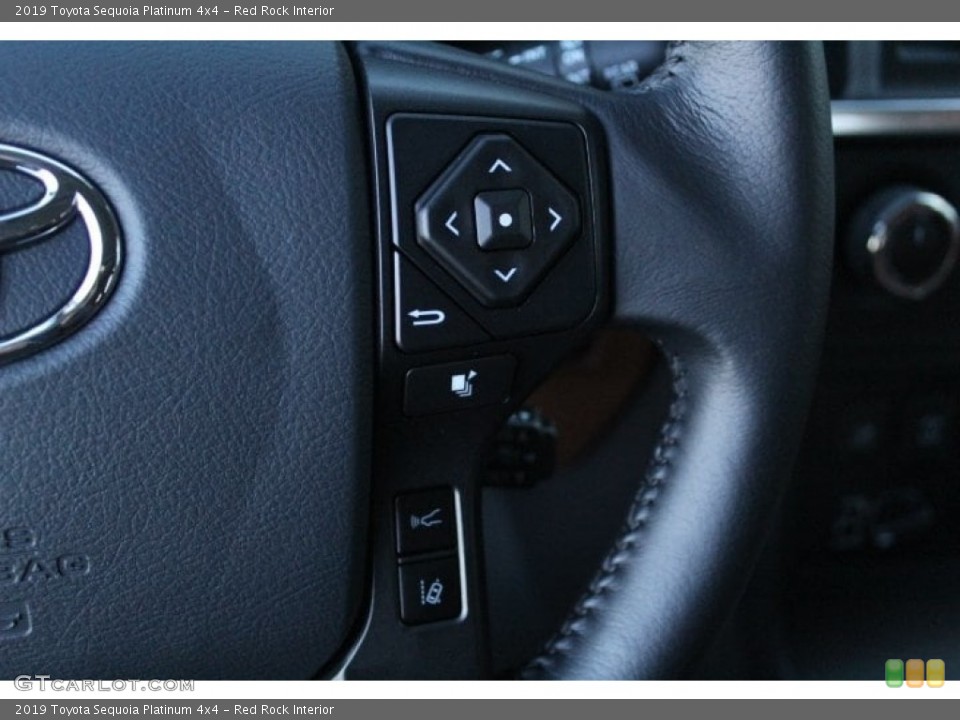 Red Rock Interior Steering Wheel for the 2019 Toyota Sequoia Platinum 4x4 #130751106