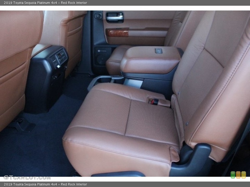 Red Rock Interior Rear Seat for the 2019 Toyota Sequoia Platinum 4x4 #130751142