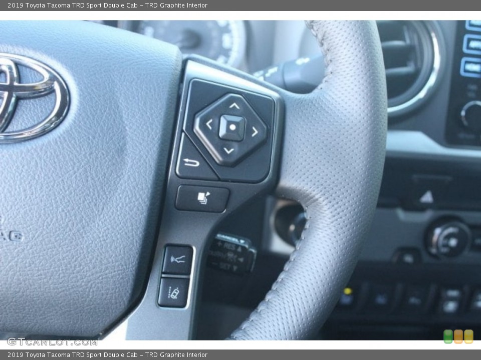 TRD Graphite Interior Steering Wheel for the 2019 Toyota Tacoma TRD Sport Double Cab #130753090