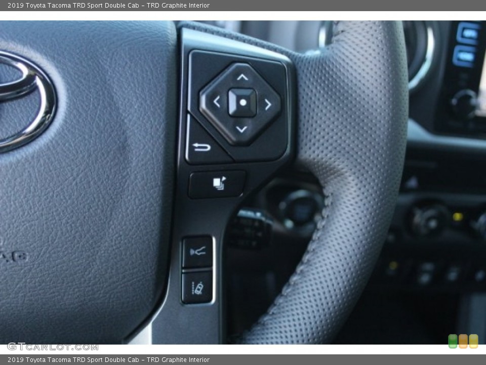TRD Graphite Interior Steering Wheel for the 2019 Toyota Tacoma TRD Sport Double Cab #130753509