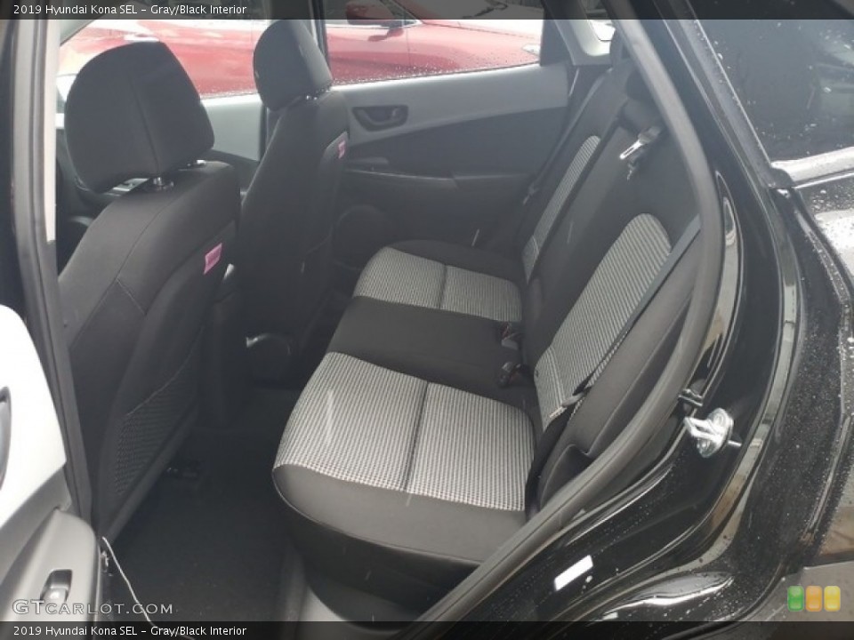 Gray/Black Interior Rear Seat for the 2019 Hyundai Kona SEL #130760901