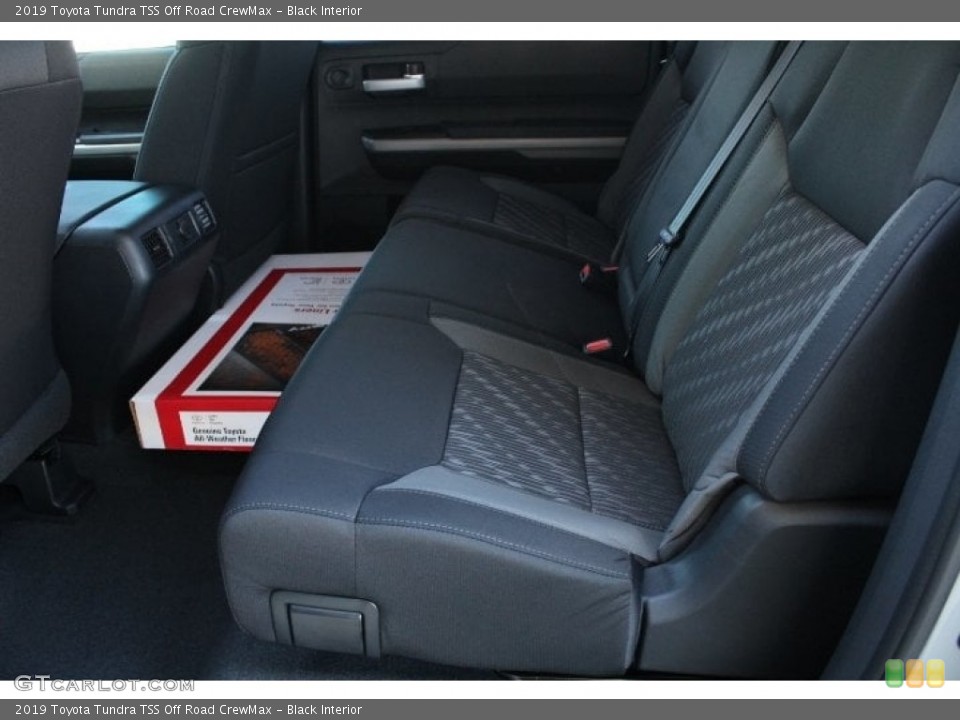 Black Interior Rear Seat for the 2019 Toyota Tundra TSS Off Road CrewMax #130761234