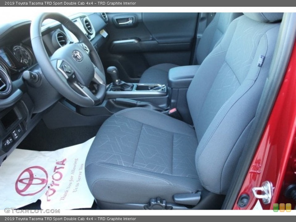TRD Graphite Interior Photo for the 2019 Toyota Tacoma TRD Sport Double Cab 4x4 #130765156
