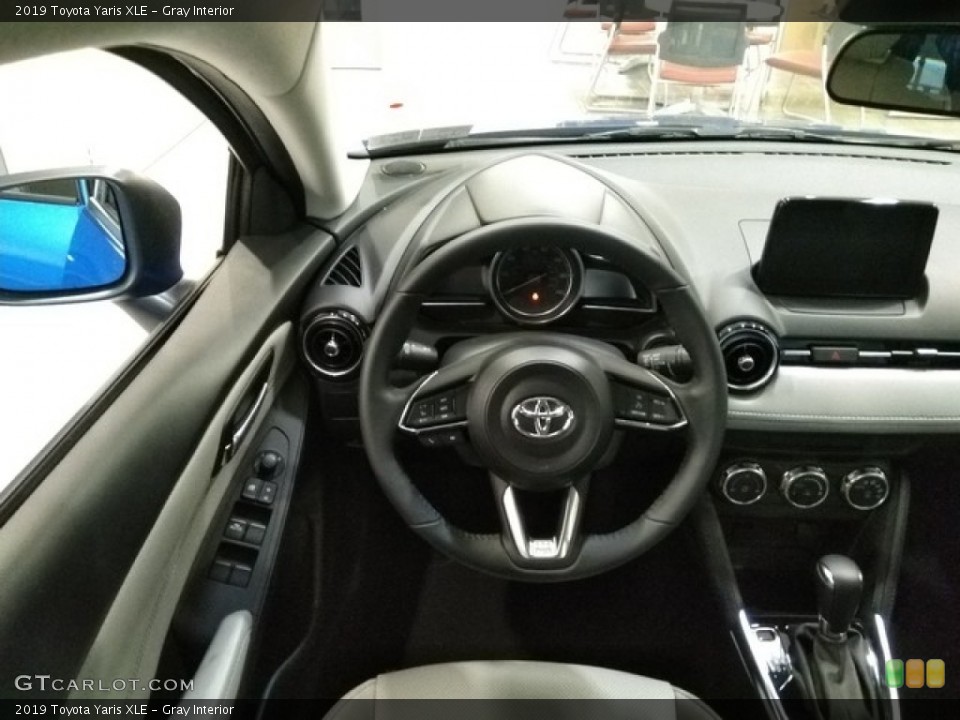Gray Interior Steering Wheel for the 2019 Toyota Yaris XLE #130765572