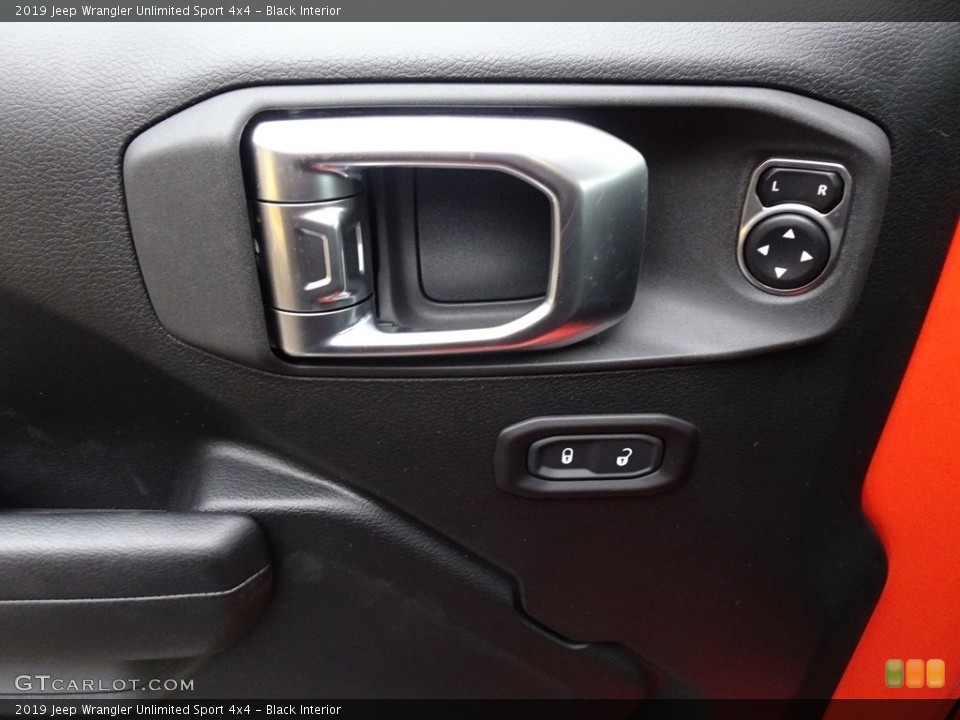 Black Interior Controls for the 2019 Jeep Wrangler Unlimited Sport 4x4 #130769193