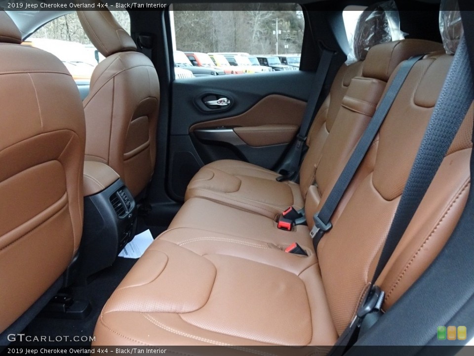 Black/Tan Interior Rear Seat for the 2019 Jeep Cherokee Overland 4x4 #130769487