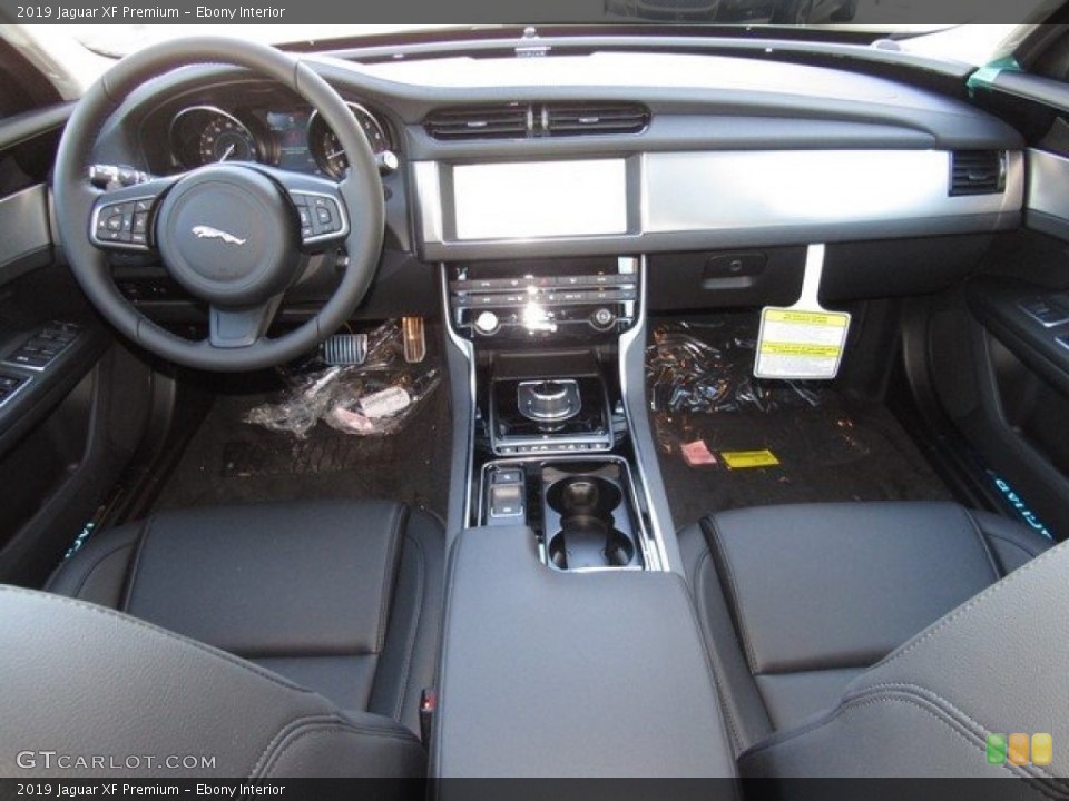 Ebony Interior Dashboard for the 2019 Jaguar XF Premium #130776585