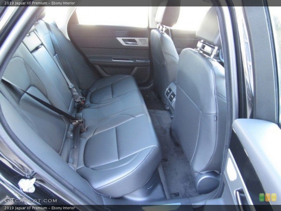 Ebony Interior Rear Seat for the 2019 Jaguar XF Premium #130776867