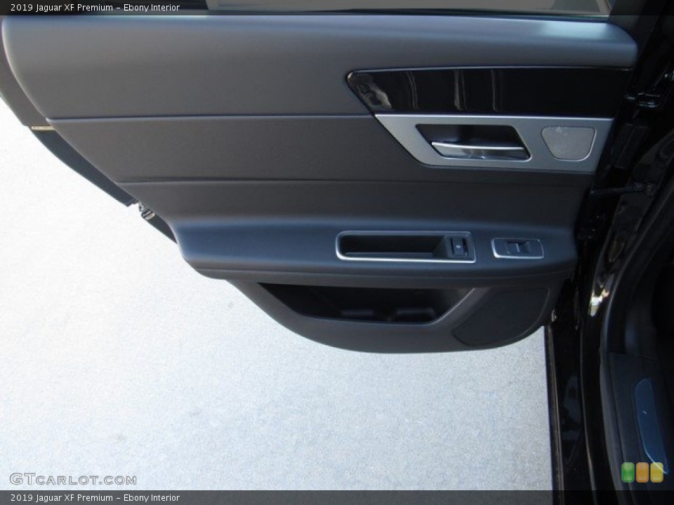 Ebony Interior Door Panel for the 2019 Jaguar XF Premium #130776906