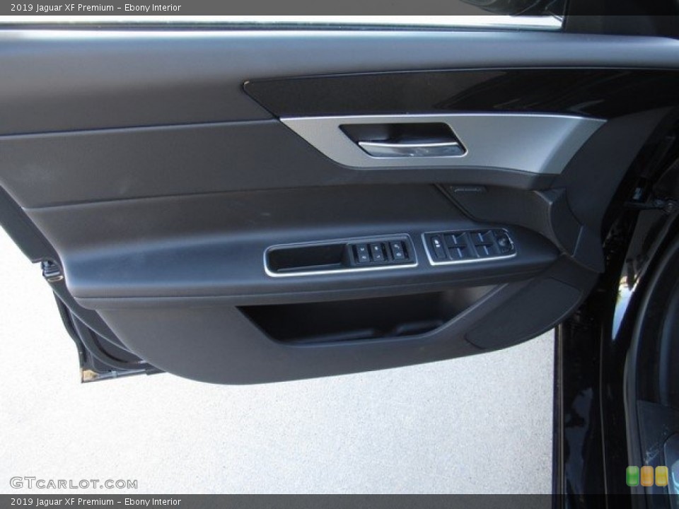 Ebony Interior Door Panel for the 2019 Jaguar XF Premium #130776930