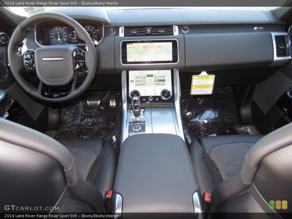 Ebony/Ebony Interior Dashboard for the 2019 Land Rover Range Rover Sport SVR #130777272