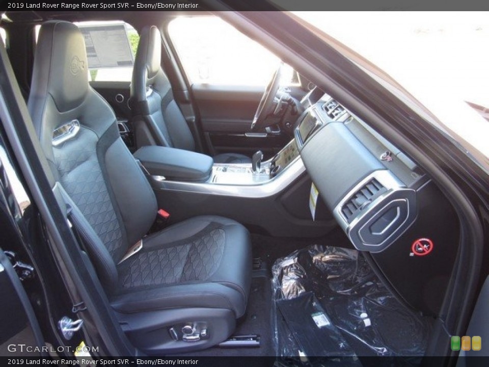 Ebony/Ebony Interior Front Seat for the 2019 Land Rover Range Rover Sport SVR #130777293