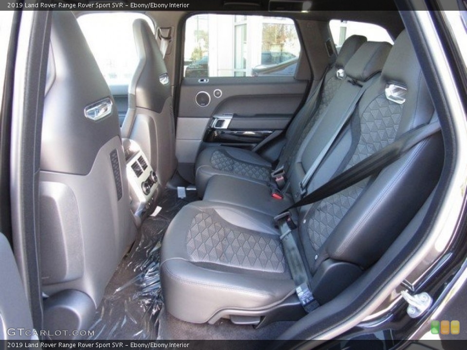 Ebony/Ebony Interior Rear Seat for the 2019 Land Rover Range Rover Sport SVR #130777454