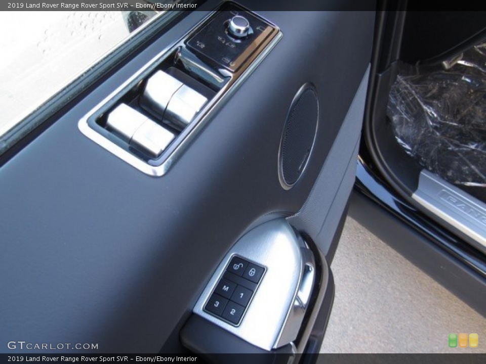 Ebony/Ebony Interior Controls for the 2019 Land Rover Range Rover Sport SVR #130777635