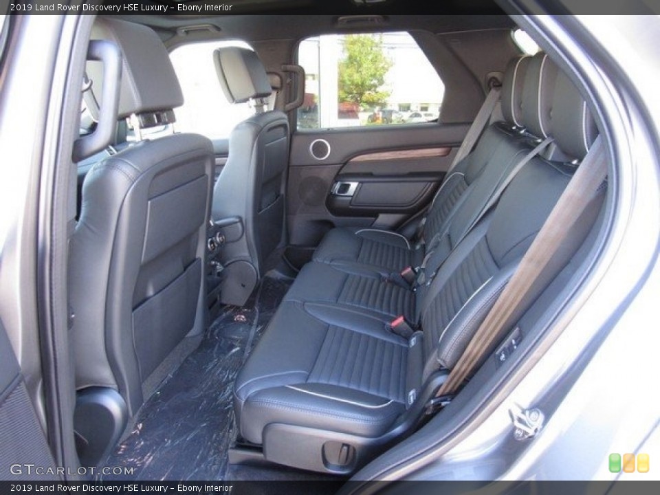 Ebony Interior Rear Seat for the 2019 Land Rover Discovery HSE Luxury #130778088
