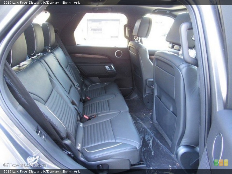 Ebony Interior Rear Seat for the 2019 Land Rover Discovery HSE Luxury #130778187