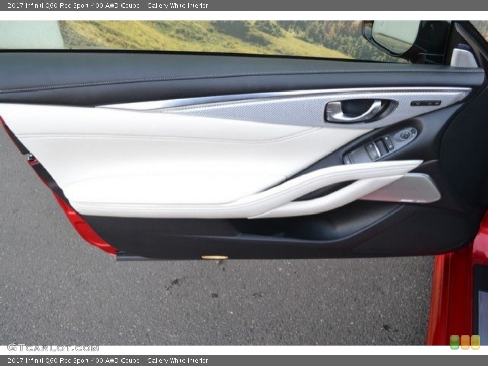 Gallery White Interior Door Panel for the 2017 Infiniti Q60 Red Sport 400 AWD Coupe #130779804