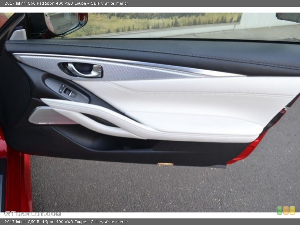 Gallery White Interior Door Panel for the 2017 Infiniti Q60 Red Sport 400 AWD Coupe #130779825