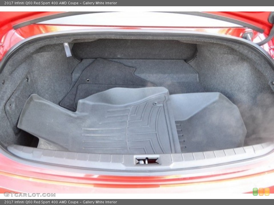 Gallery White Interior Trunk for the 2017 Infiniti Q60 Red Sport 400 AWD Coupe #130779840