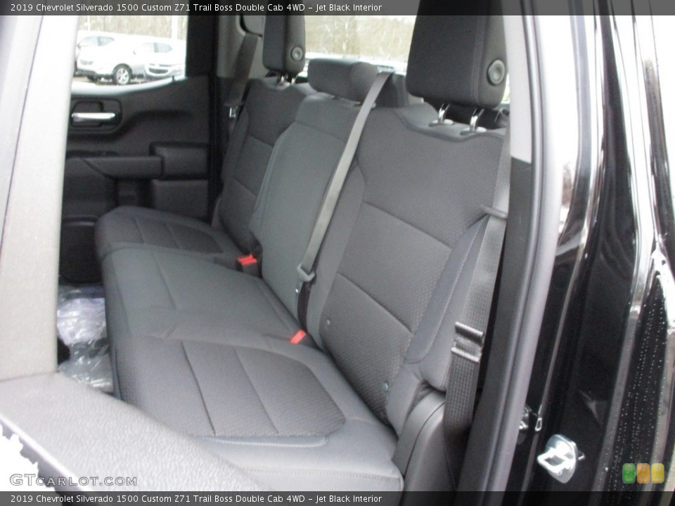 Jet Black Interior Rear Seat for the 2019 Chevrolet Silverado 1500 Custom Z71 Trail Boss Double Cab 4WD #130786436
