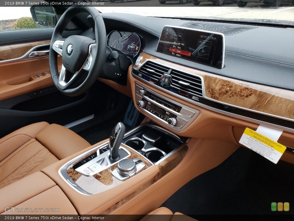 Cognac Interior Dashboard for the 2019 BMW 7 Series 750i xDrive Sedan #130787154