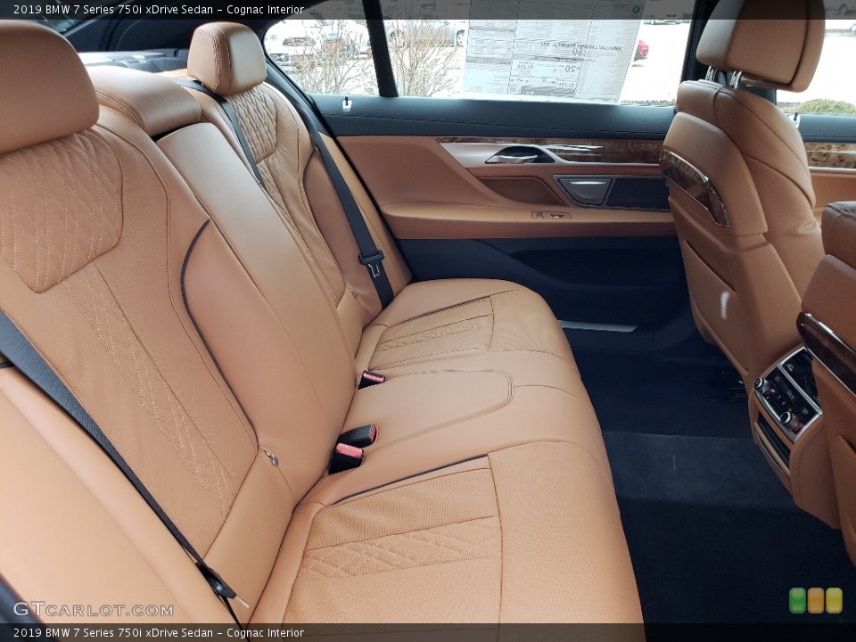 Cognac Interior Rear Seat for the 2019 BMW 7 Series 750i xDrive Sedan #130787166